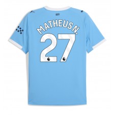 Manchester City Matheus Nunes #27 Hjemmedrakt 2025-26 Kortermet Manchester City Matheus Nunes #27 Hjemmedrakt 2025-26 Kortermet
